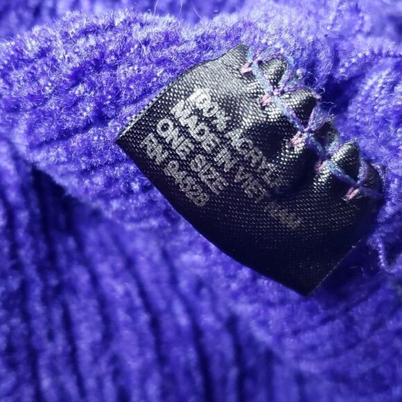 Beautiful Dark Purple Scarf - Picture 4 of 4